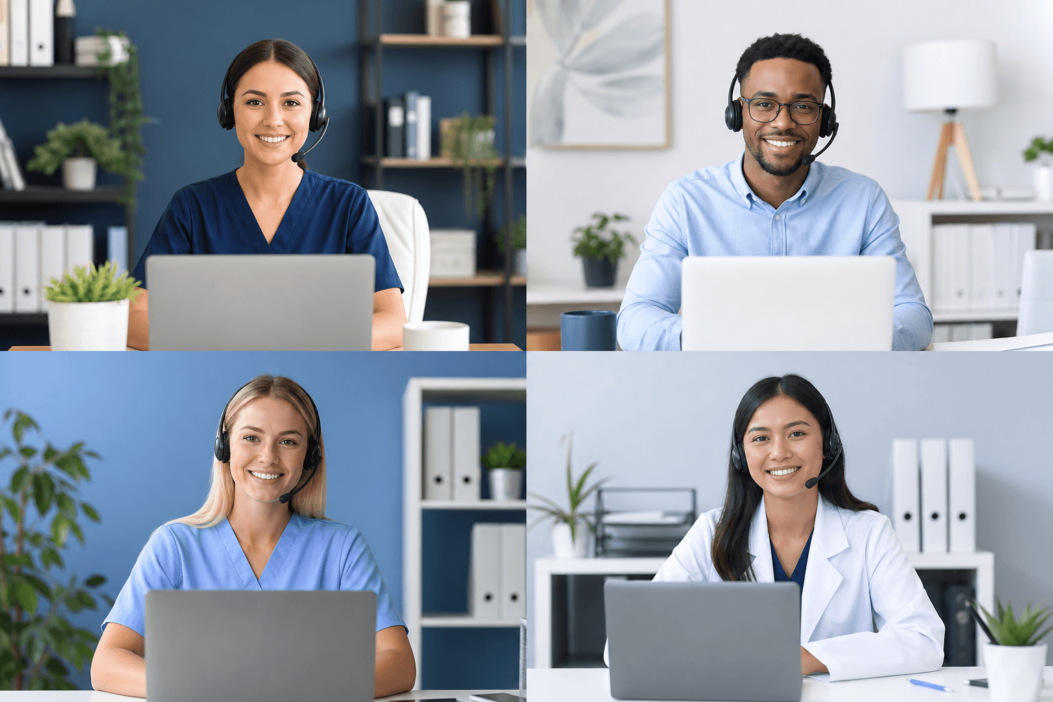 Remote Precision RCM Solutions team supporting healthcare providers with medical billing services